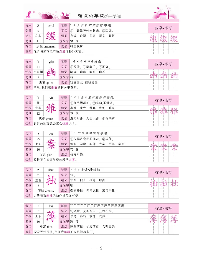 新教材完全解读语文6年级上_《教材全解》小学1-6年级_《新教材完全解读》_小学语文