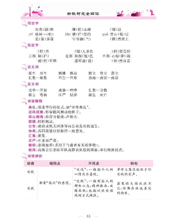新教材完全解读语文6年级上_《教材全解》小学1-6年级_《新教材完全解读》_小学语文