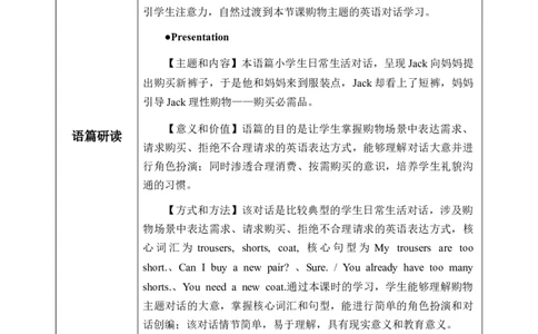 Unit4第1课时PartALet&rsquo;stalk&Readandrole-play(教学设计)英语人教PEP版四年级下册（新教材）_4下-新英语人教PEP版（2026持续更新）_01课件+教案+学习任务单+练习（更新完第4单元）_2教案