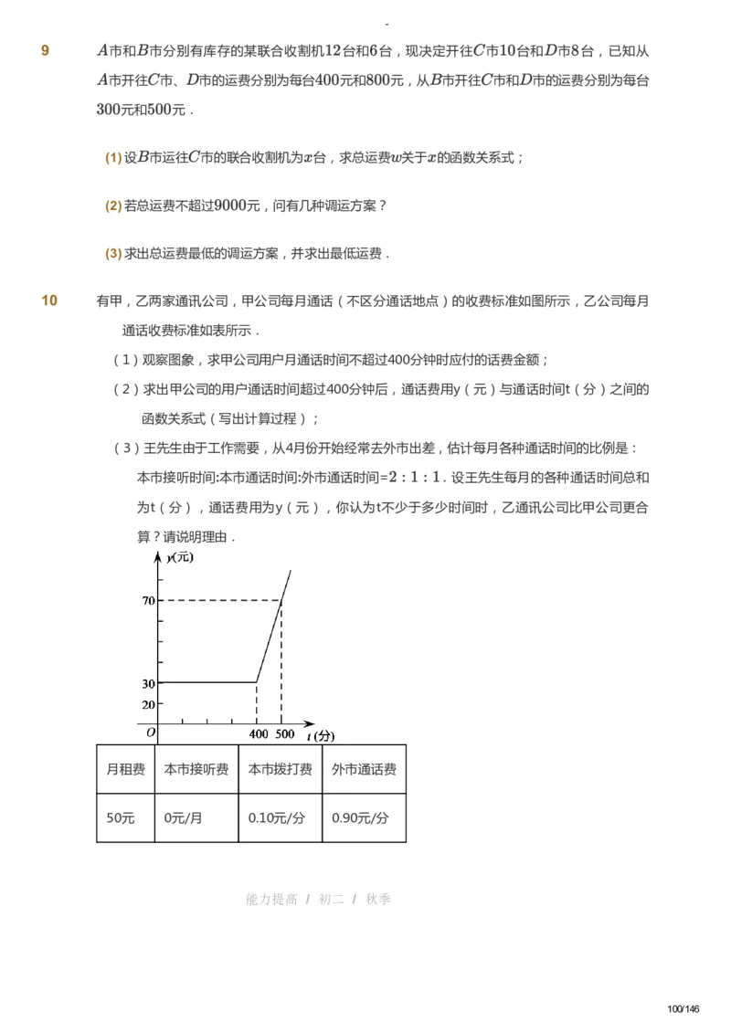 课本+自我巩固+课堂落实_《爱学习》小学初中数学和奥数资料_高斯数学爱学习课件_9北师初中能力提高_初二高斯数学能力提高（北师）_秋8阶课件+电子书_秋数学8阶能力提高电子书