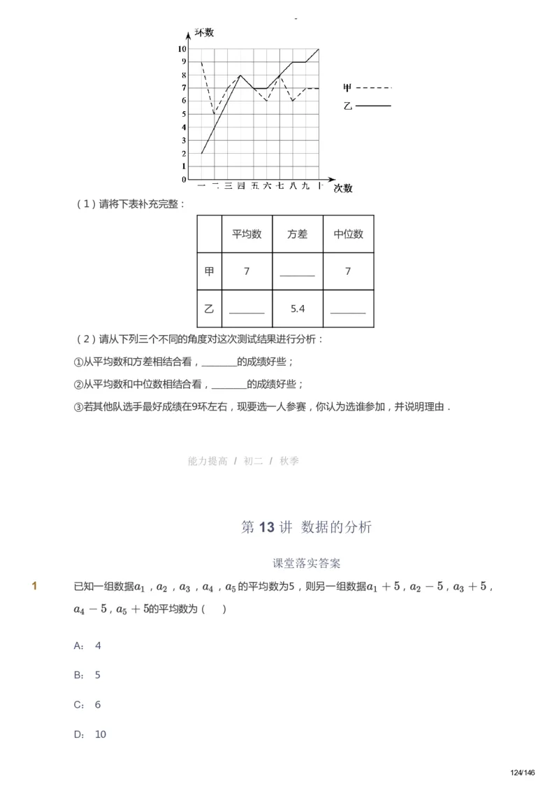 课本+自我巩固+课堂落实_《爱学习》小学初中数学和奥数资料_高斯数学爱学习课件_9北师初中能力提高_初二高斯数学能力提高（北师）_秋8阶课件+电子书_秋数学8阶能力提高电子书
