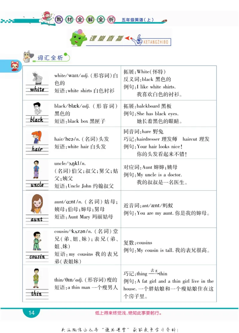 小学教材全解全析六年级上册英语冀教版_《教材全解》小学1-6年级_《小学教材全解全析》_1-6年级上册_英语