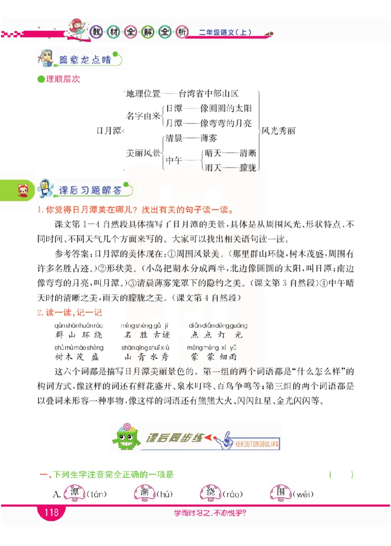 小学教材全解全析-语文2上_《教材全解》小学1-6年级_《小学教材全解全析》_1-6年级上册_语文
