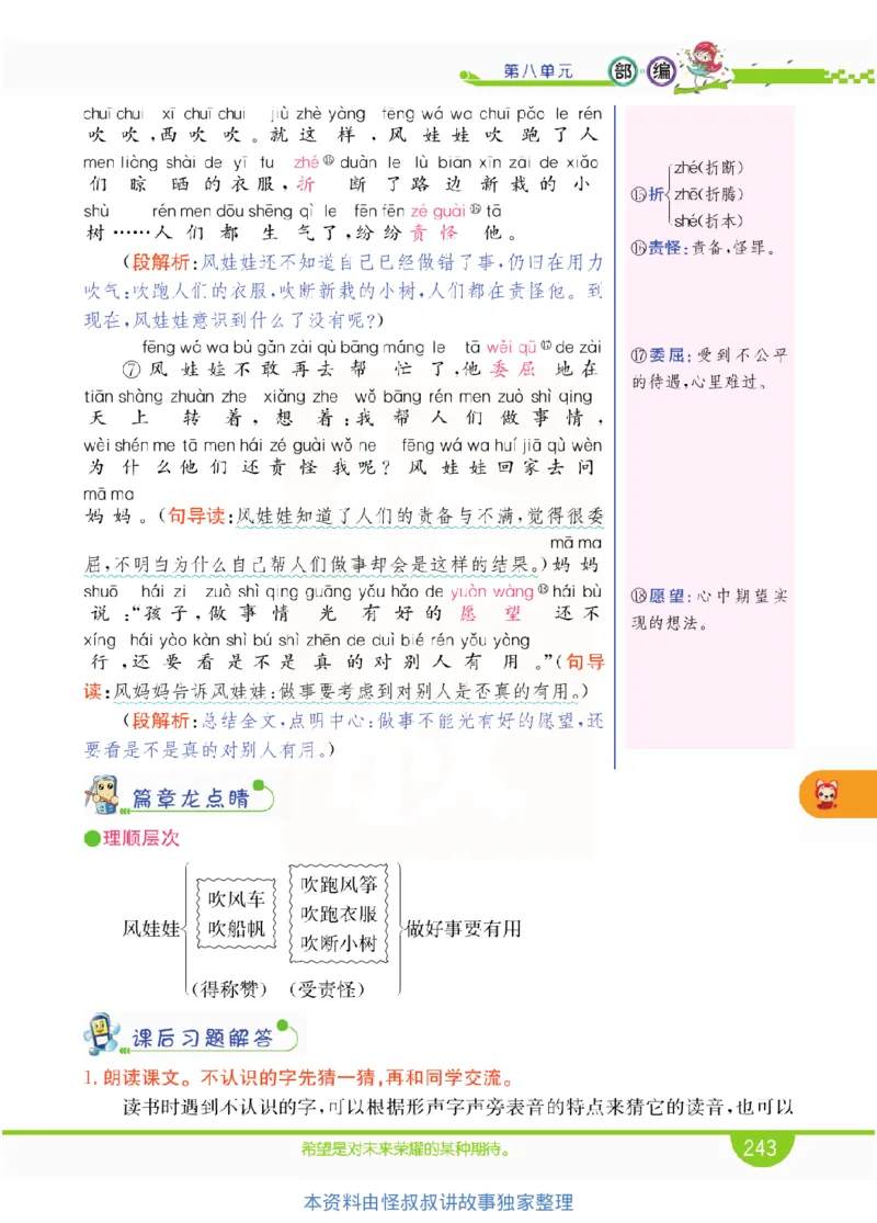 小学教材全解全析-语文2上_《教材全解》小学1-6年级_《小学教材全解全析》_1-6年级上册_语文