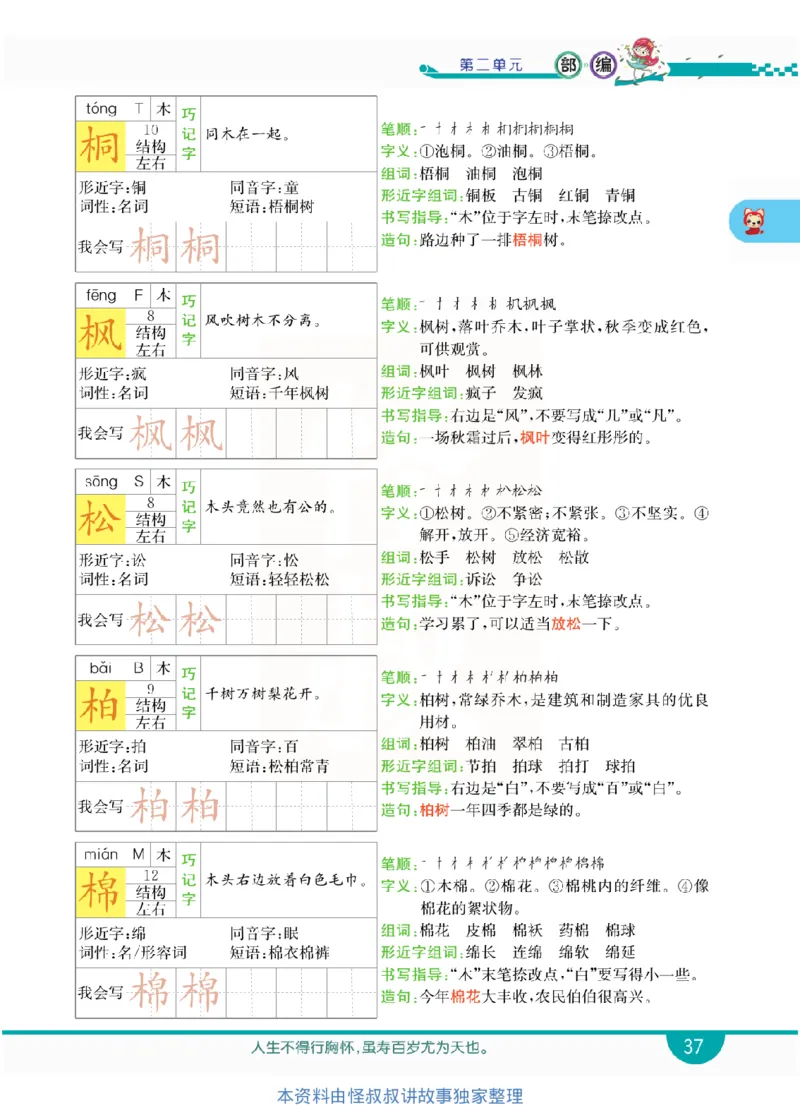 小学教材全解全析-语文2上_《教材全解》小学1-6年级_《小学教材全解全析》_1-6年级上册_语文