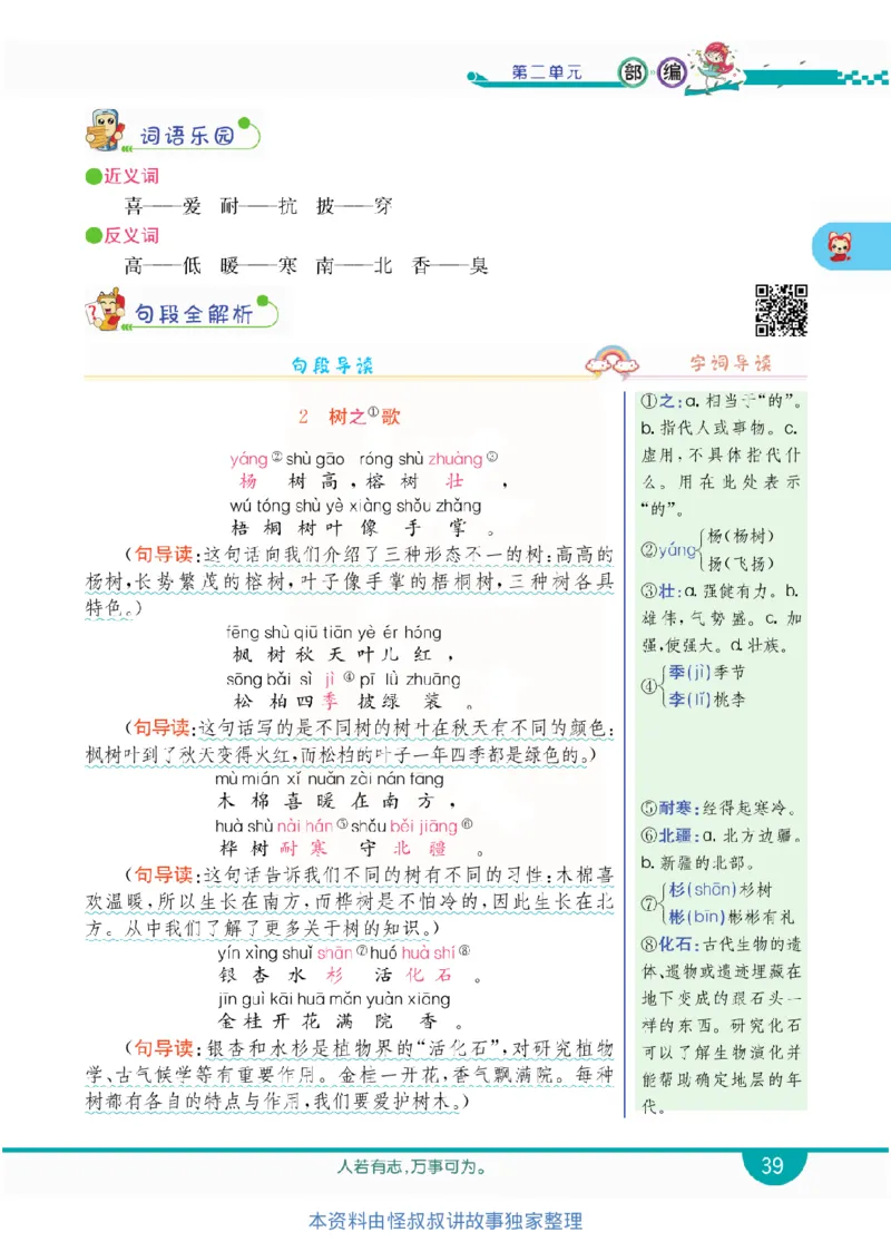 小学教材全解全析-语文2上_《教材全解》小学1-6年级_《小学教材全解全析》_1-6年级上册_语文