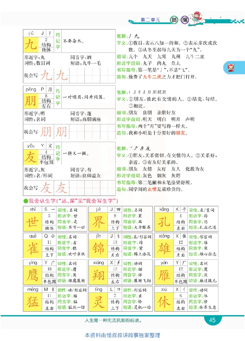 小学教材全解全析-语文2上_《教材全解》小学1-6年级_《小学教材全解全析》_1-6年级上册_语文