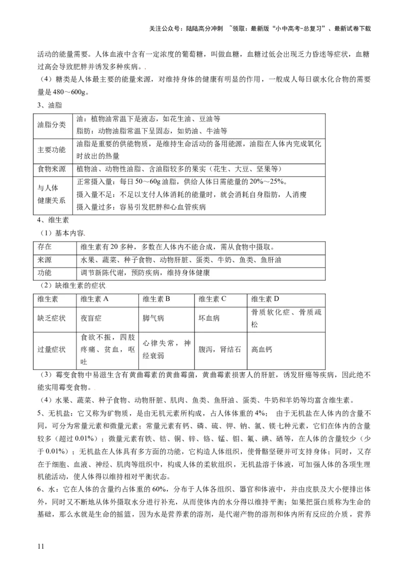 专题04化学与社会（原卷版）_02中考总复习（2026版更新中）_05-化学-中考总复习_2024年中考复习资料_三轮复习_查漏补缺2024年中考化学复习冲刺过关（全国通用）_查补知识&bull;通关练