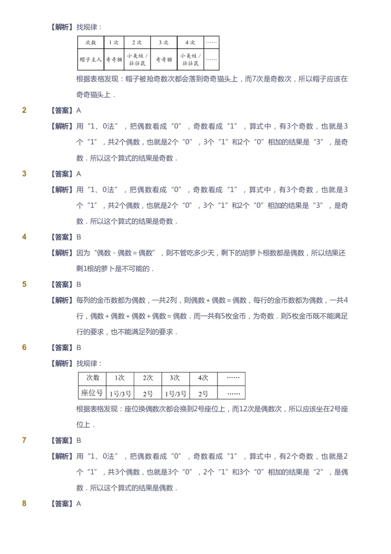 课本+自我巩固+课堂落实（答案）_《爱学习》小学初中数学和奥数资料_高斯数学爱学习课件_3奥数思维突破_高斯爱学习思维突破奥数1-6阶四季版12年级_2年级思维突破春秋寒暑课件_264