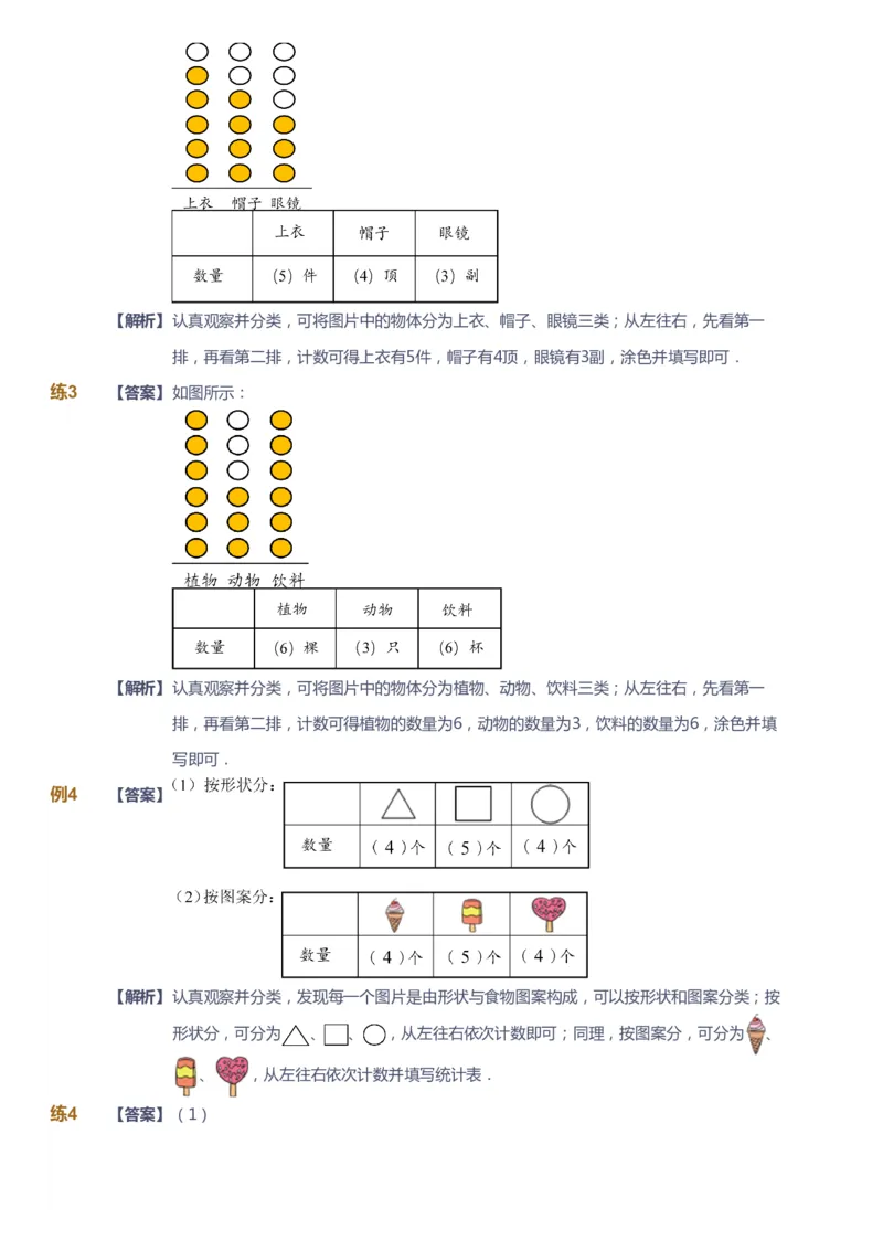 课本+自我巩固+课堂落实（答案）_《爱学习》小学初中数学和奥数资料_高斯数学爱学习课件_3奥数思维突破_高斯爱学习思维突破奥数1-6阶四季版12年级_1年级思维突破春秋寒暑课件_389
