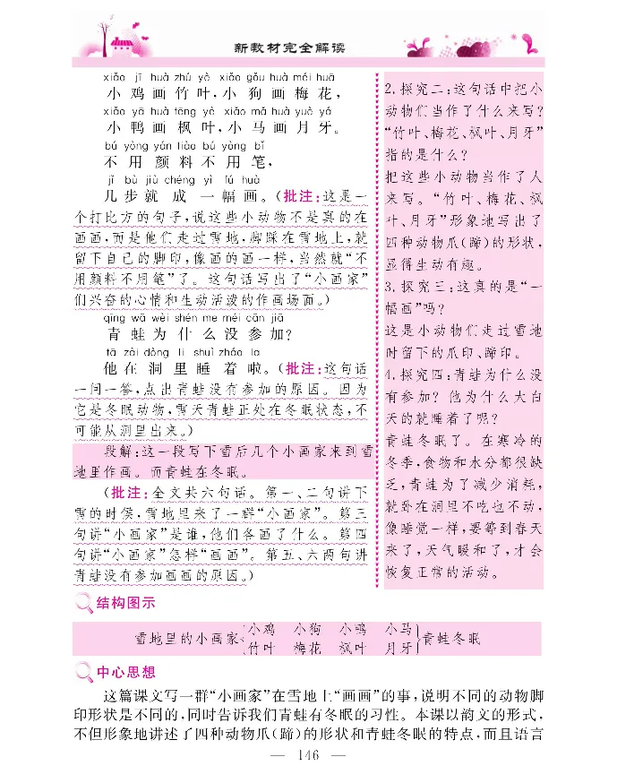 新教材完全解读语文1年级上_《教材全解》小学1-6年级_《新教材完全解读》_小学语文