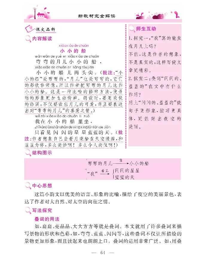 新教材完全解读语文1年级上_《教材全解》小学1-6年级_《新教材完全解读》_小学语文