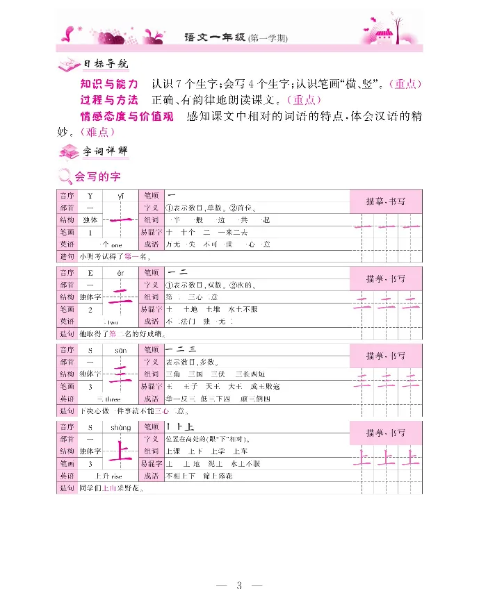 新教材完全解读语文1年级上_《教材全解》小学1-6年级_《新教材完全解读》_小学语文