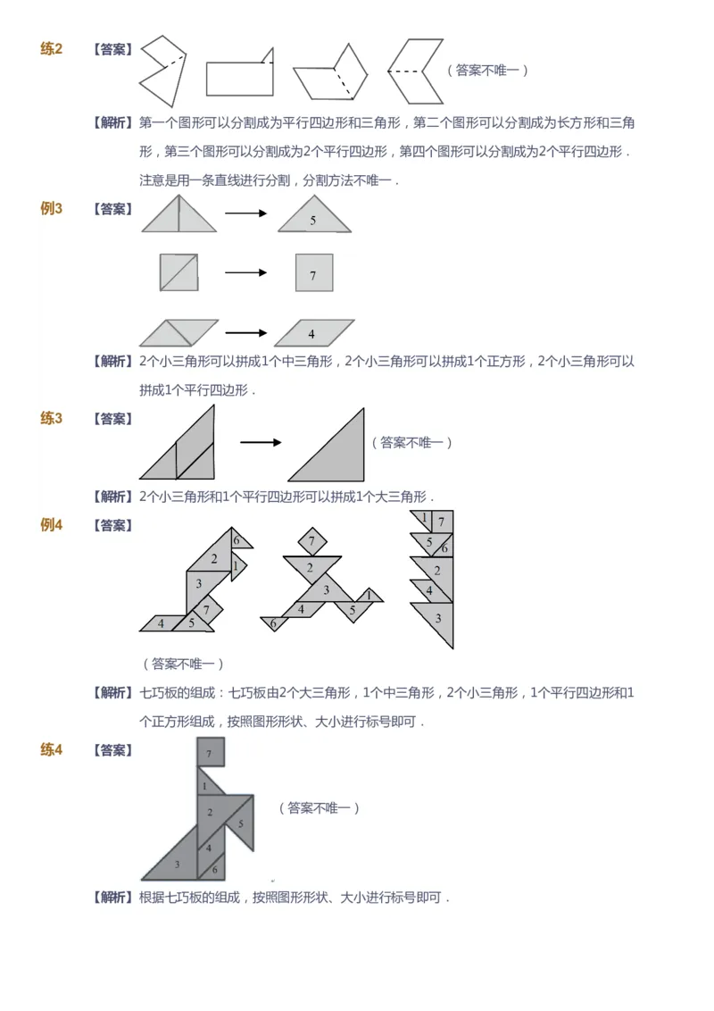 课本+自我巩固+课堂落实（答案）_《爱学习》小学初中数学和奥数资料_高斯数学爱学习课件_4奥数思维创新_一年级高斯数学思维创新_寒数学1阶思维创新
