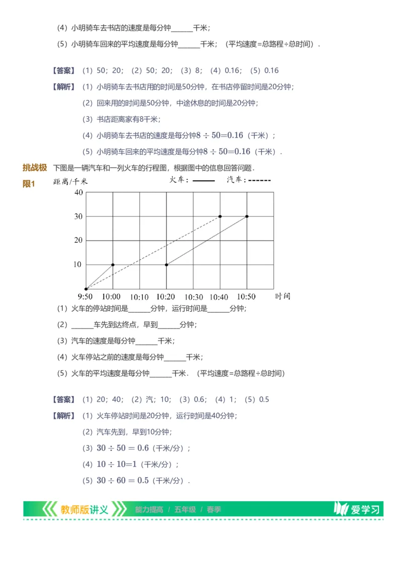 备授课-备课页解析版_《爱学习》小学初中数学和奥数资料_高斯数学爱学习课件_11苏教小学能力提高_高斯爱学习小学数学能力提高pdf（苏教版）_2022春爱学习数学5阶能力提高（苏教版）