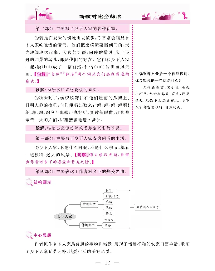 新教材完全解读语文4年级下_《教材全解》小学1-6年级_《新教材完全解读》_小学语文