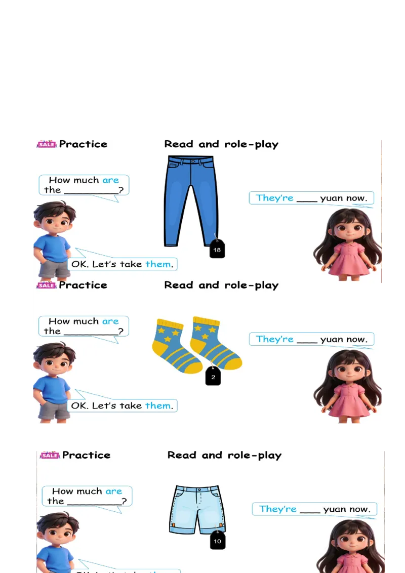 Unit4第4课时PartBLet&rsquo;stalk&Readandrole-play(学习任务单)英语人教PEP版四年级下册（新教材）_4下-新英语人教PEP版（2026持续更新）_01课件+教案+学习任务单+练习（更新完第4单元）