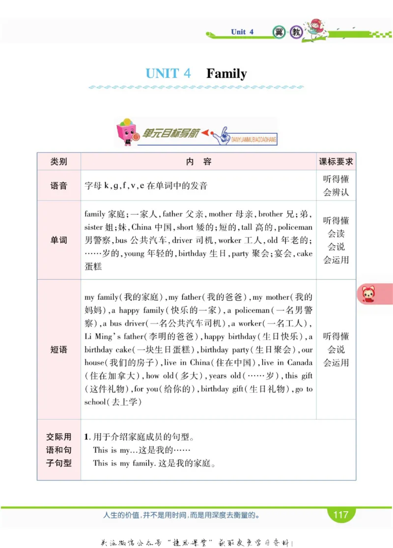 小学教材全解全析三年级上册英语冀教版_《教材全解》小学1-6年级_《小学教材全解全析》_1-6年级上册_英语