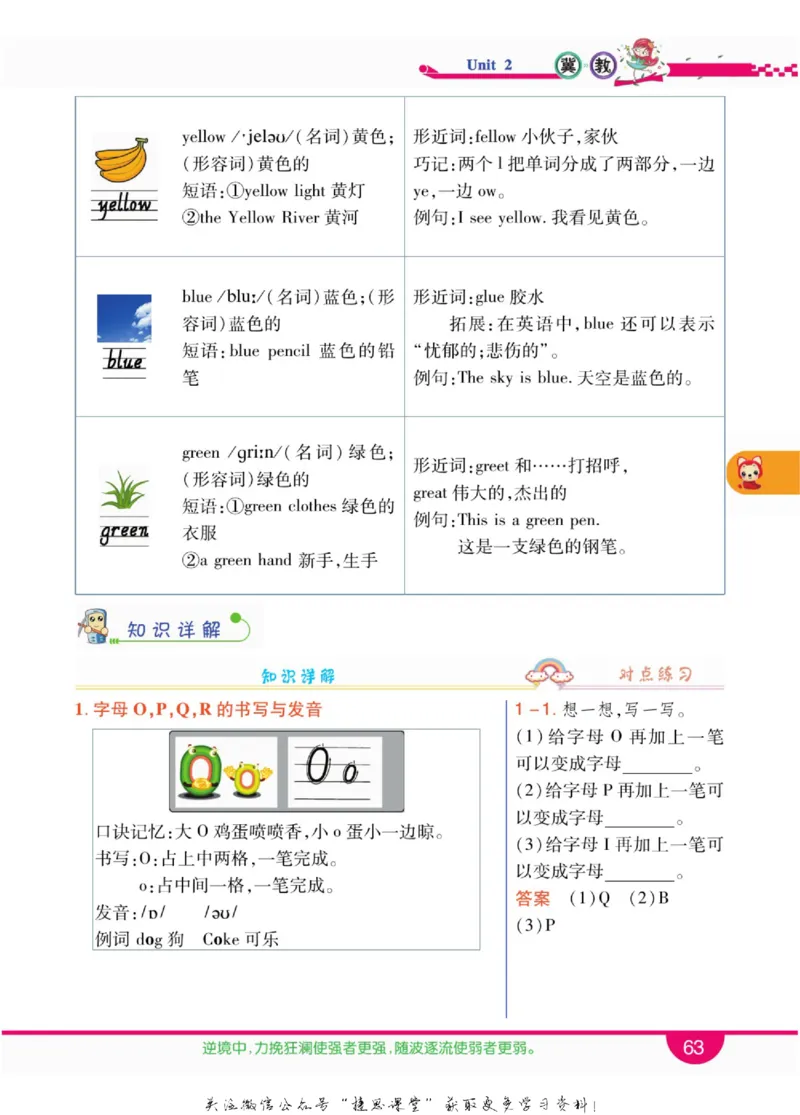 小学教材全解全析三年级上册英语冀教版_《教材全解》小学1-6年级_《小学教材全解全析》_1-6年级上册_英语