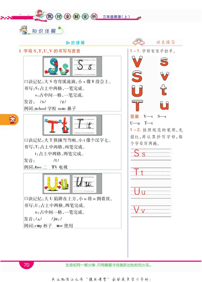 小学教材全解全析三年级上册英语冀教版_《教材全解》小学1-6年级_《小学教材全解全析》_1-6年级上册_英语