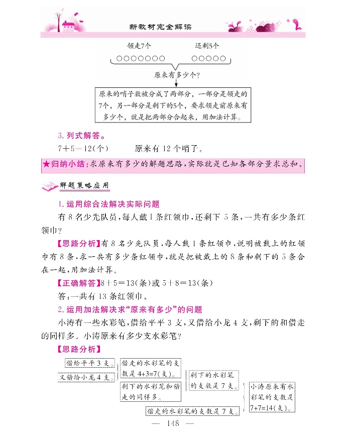 新教材完全解读数学1年级上_《教材全解》小学1-6年级_《新教材完全解读》_小学数学