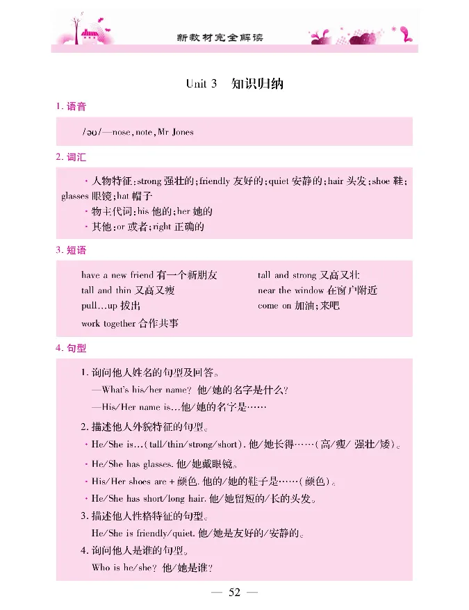 新教材完全解读人教pep英语4年级上_《教材全解》小学1-6年级_《新教材完全解读》_小学英语