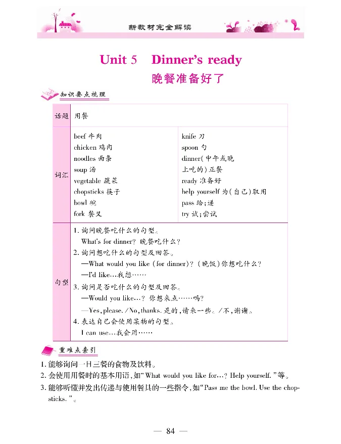 新教材完全解读人教pep英语4年级上_《教材全解》小学1-6年级_《新教材完全解读》_小学英语