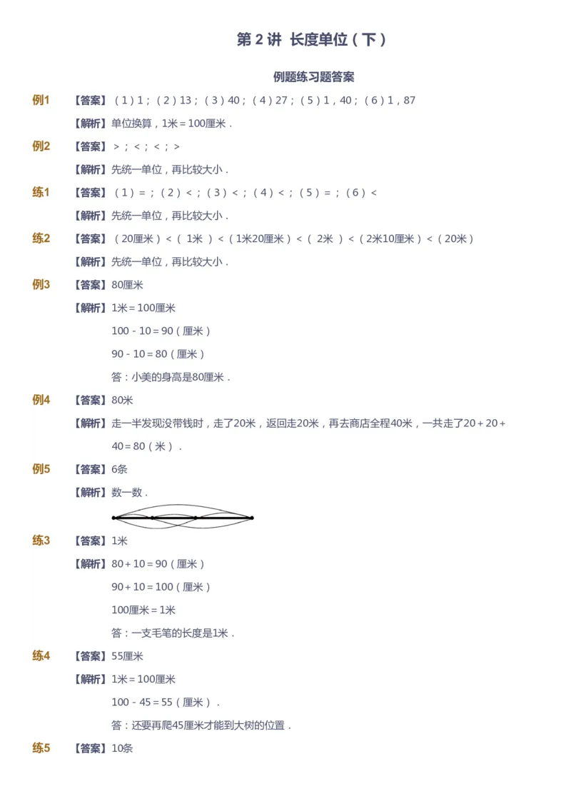 课本+自我巩固+课堂落实（答案）-gs_《爱学习》小学初中数学和奥数资料_高斯数学爱学习课件_1人教小学能力提高_2年级能力提高春秋寒暑课件_秋高斯数学2阶能力提高-gs出品