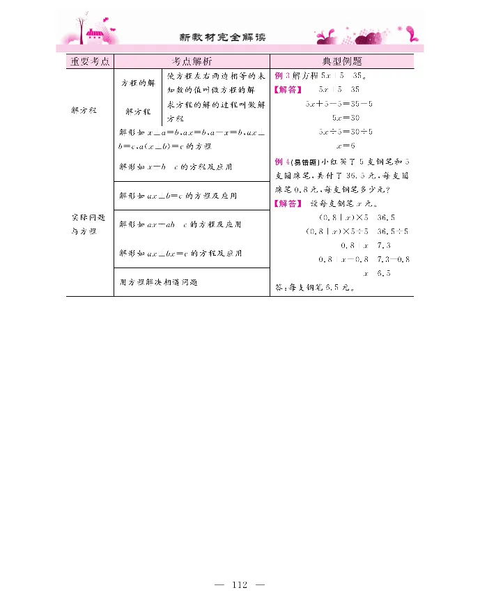 新教材完全解读数学5年级上_《教材全解》小学1-6年级_《新教材完全解读》_小学数学