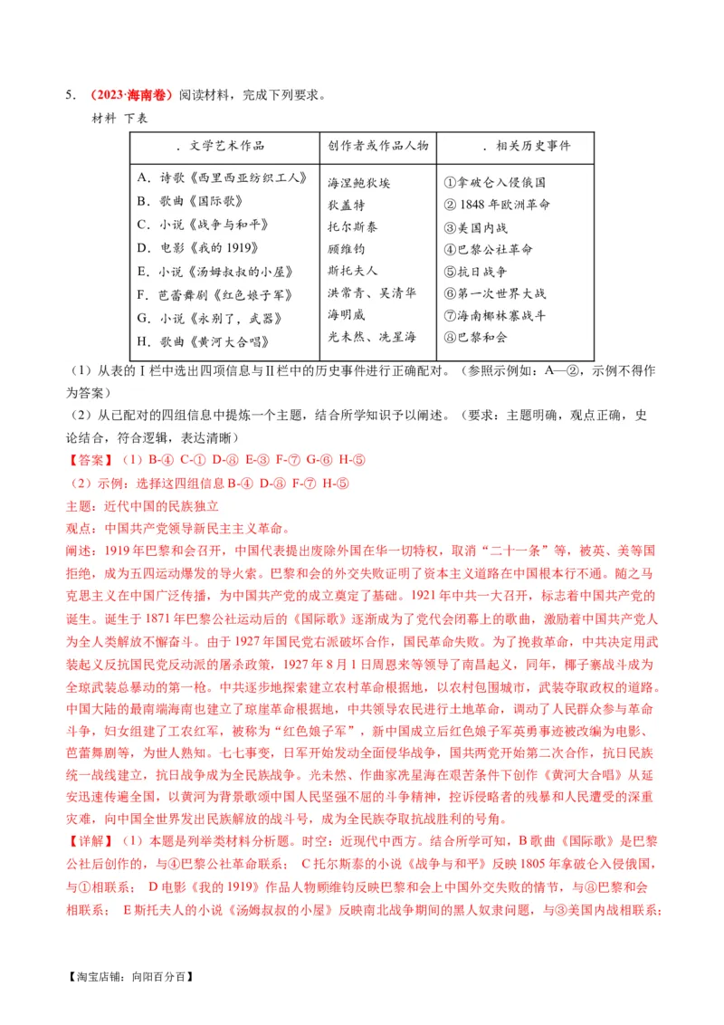 专题13世界大战与世界格局的演变（讲义）（解析版）_07高考历史_新高考复习资料_2024年新高考复习资料_二轮复习资料_2024年高考历史二轮复习讲练测（新教材新高考）_配套讲义