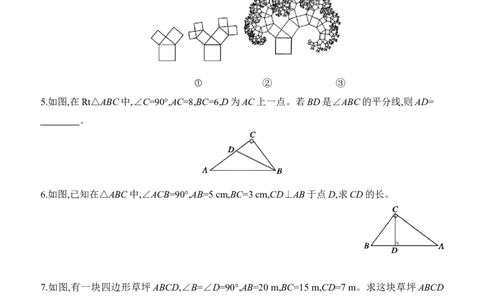 1.1　探索勾股定理　第1课时　探索勾股定理_北师大初中数学_8上-北师大版初中数学_初中数学北师大8上-2025秋季新版_第二套推荐25_07习题试卷_同步练习_分层练习