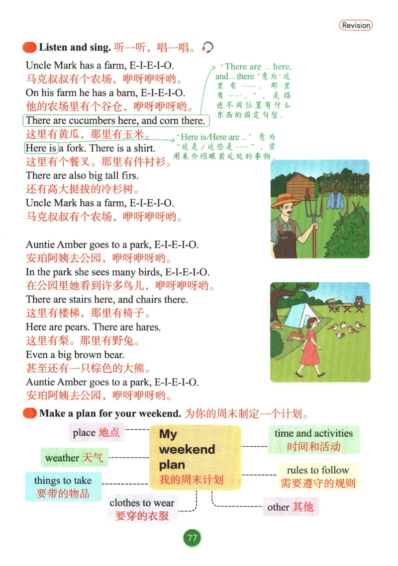 2026春《课堂笔记》英语PEP4下_4下-新英语人教PEP版（2026持续更新）_10英语笔记（全册）带音频