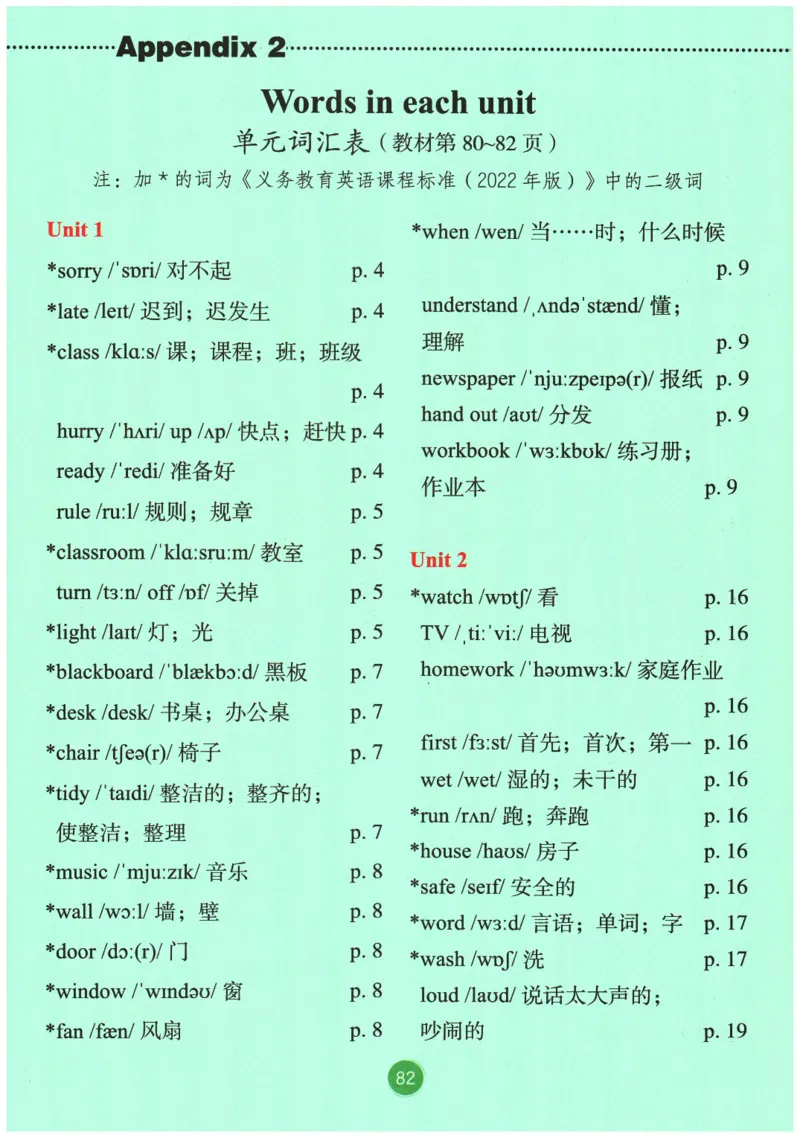 2026春《课堂笔记》英语PEP4下_4下-新英语人教PEP版（2026持续更新）_10英语笔记（全册）带音频