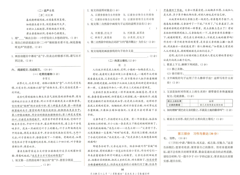 拔尖特训六年级上册语文人教版拔尖测评_25秋《拔尖特训》小学语数英各版本_1-6年级语文人教版上册25秋《拔尖特训》