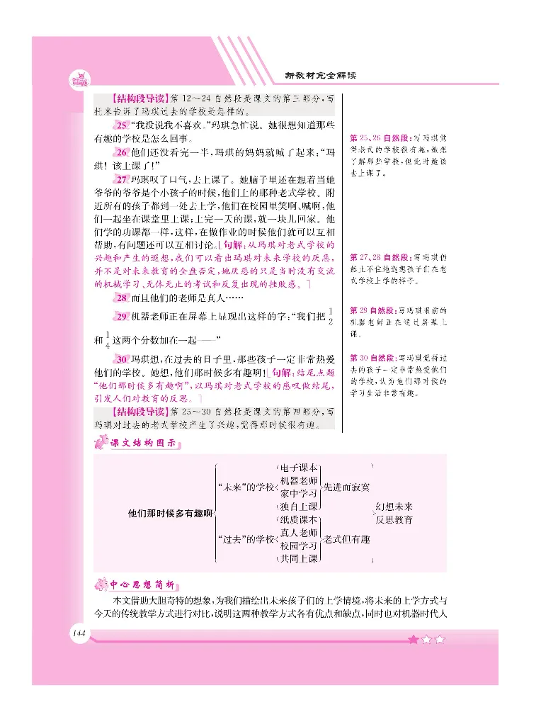 新教材完全解读语文6年级下_《教材全解》小学1-6年级_《新教材完全解读》_小学语文