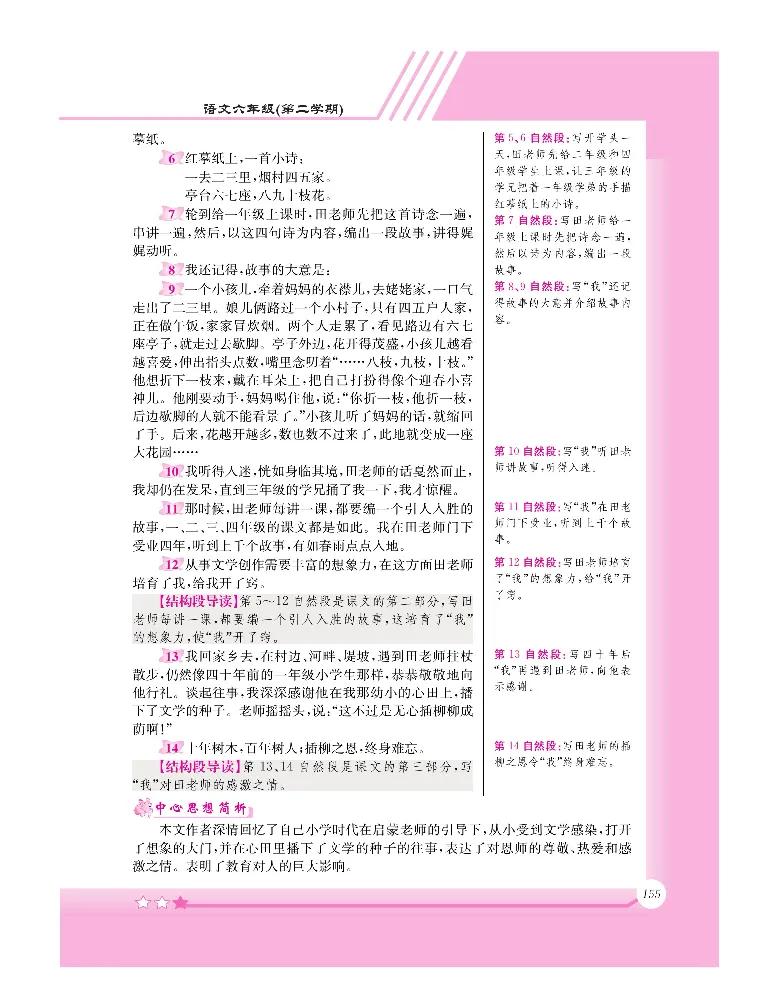 新教材完全解读语文6年级下_《教材全解》小学1-6年级_《新教材完全解读》_小学语文