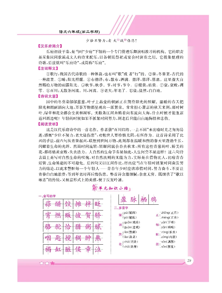 新教材完全解读语文6年级下_《教材全解》小学1-6年级_《新教材完全解读》_小学语文