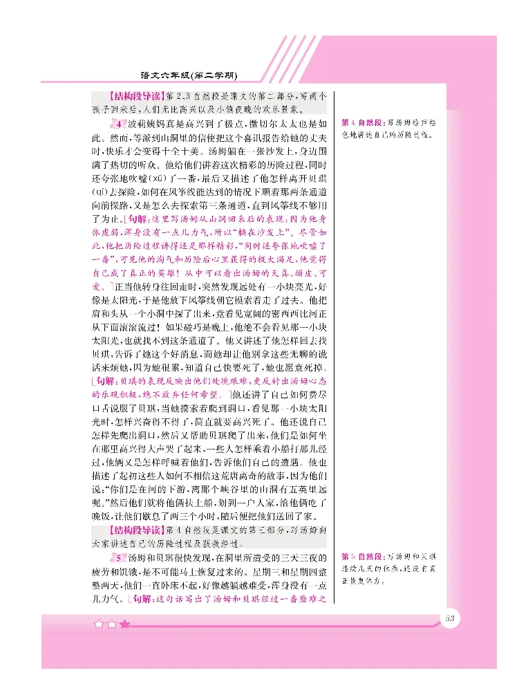 新教材完全解读语文6年级下_《教材全解》小学1-6年级_《新教材完全解读》_小学语文