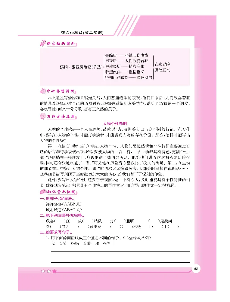 新教材完全解读语文6年级下_《教材全解》小学1-6年级_《新教材完全解读》_小学语文