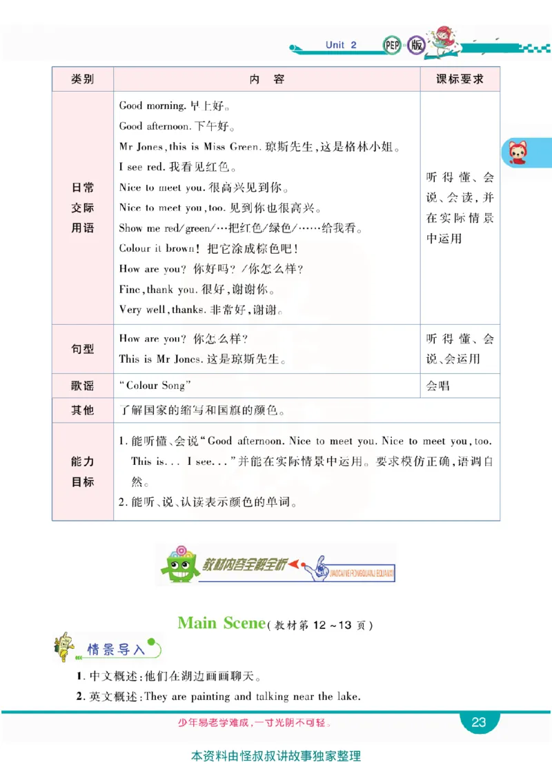 小学教材全解全析-人教数英语3上_《教材全解》小学1-6年级_《小学教材全解全析》_1-6年级上册_英语