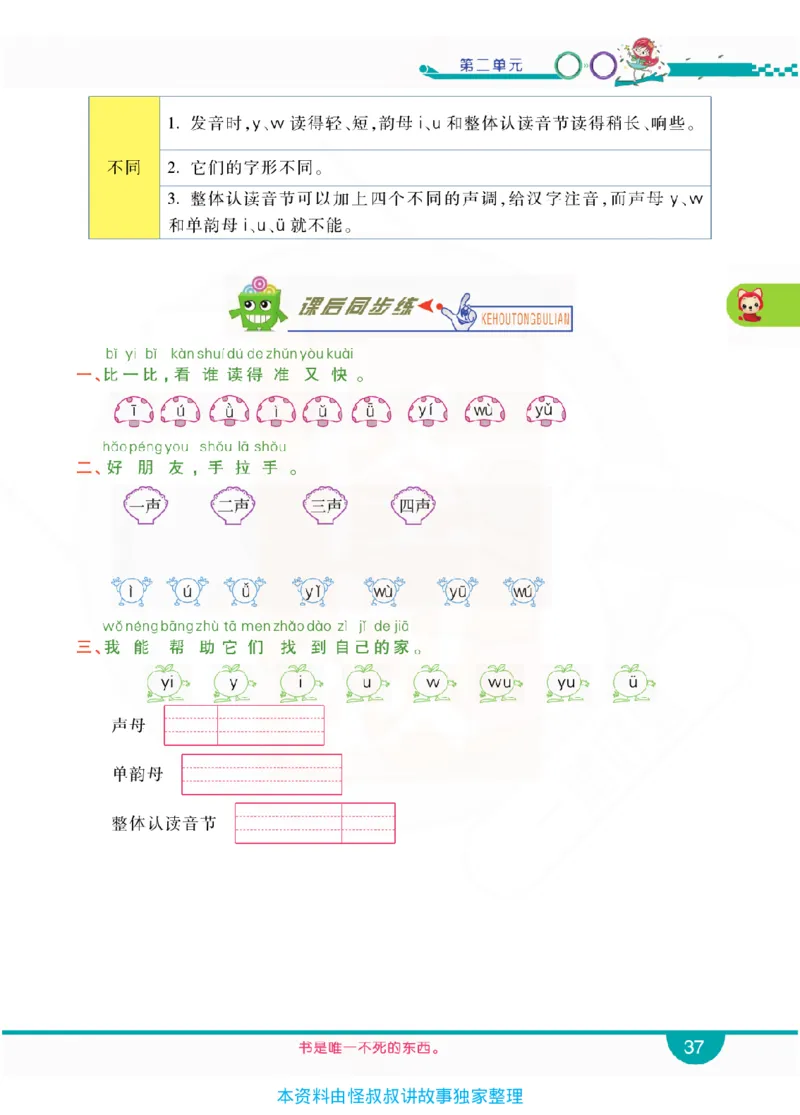 小学教材全解全析-语文1上_《教材全解》小学1-6年级_《小学教材全解全析》_1-6年级上册_语文