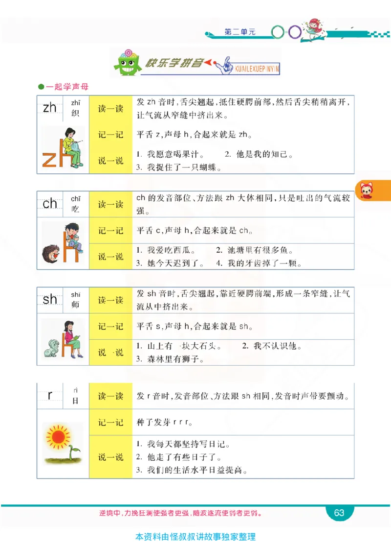 小学教材全解全析-语文1上_《教材全解》小学1-6年级_《小学教材全解全析》_1-6年级上册_语文