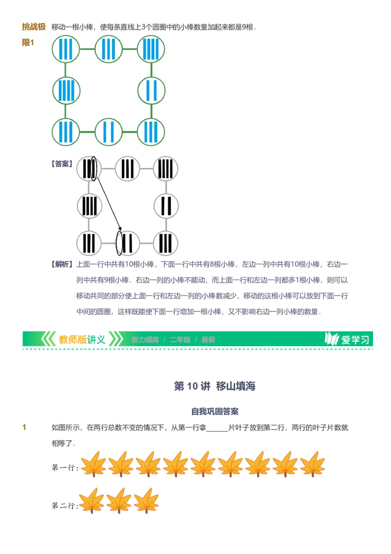备授课-备课页解析版_《爱学习》小学初中数学和奥数资料_高斯数学爱学习课件_11苏教小学能力提高_高斯爱学习小学数学能力提高pdf（苏教版）_2022暑爱学习数学2阶能力提高（苏教版）