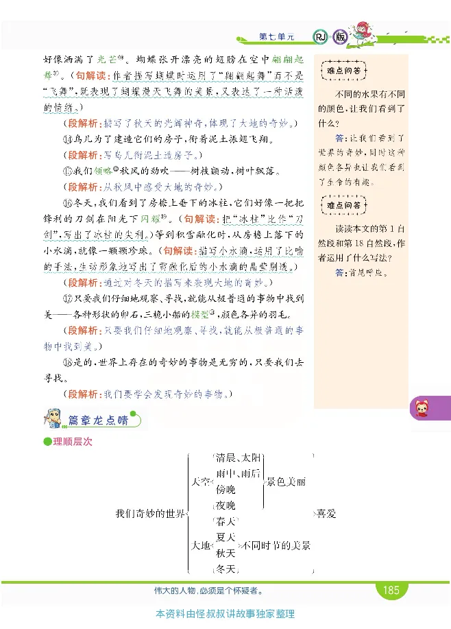 小学教材全解全析-语文3下_《教材全解》小学1-6年级_《小学教材全解全析》_1-6年级下册_语文