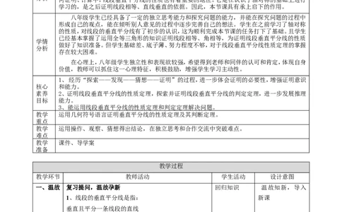 1.4.1线段的垂直平分线性质与判断_北师大初中数学_8下-北师大版初中数学_2026春新版_第二套-东方_01.北师大数学8下第2套课件+教案+单元设计26春更新中