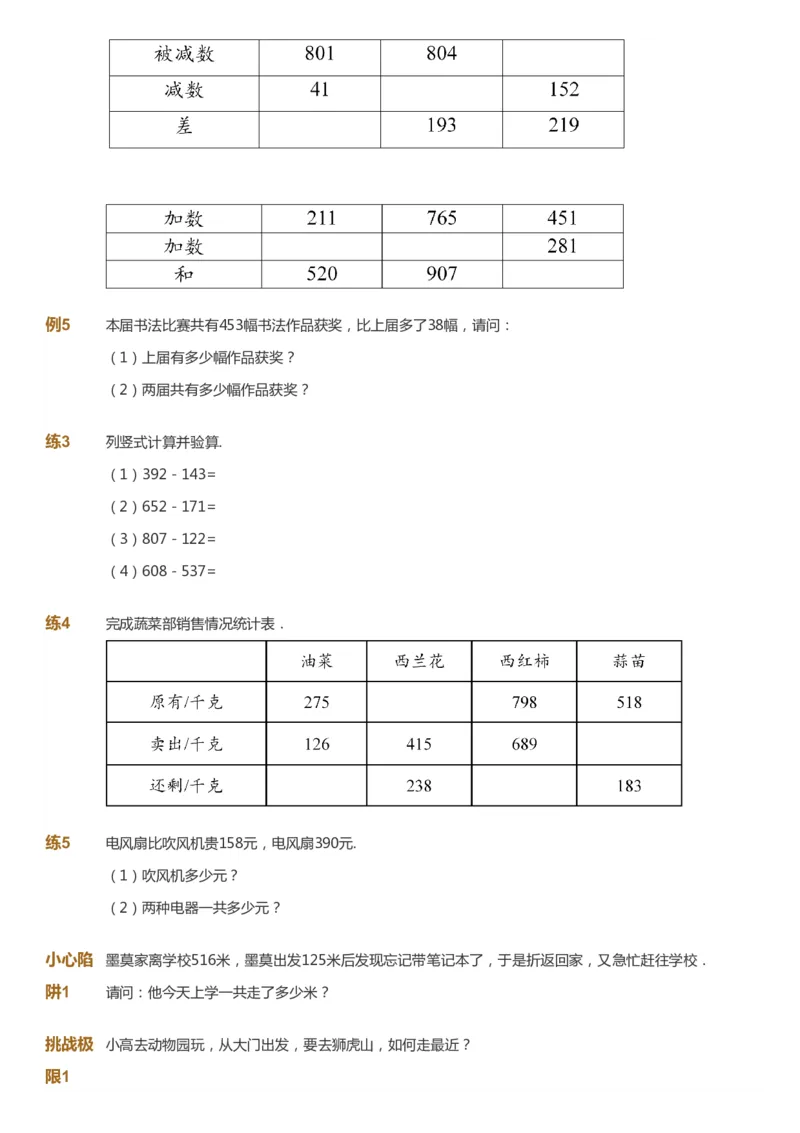 课本+自我巩固+课堂落实-gs_《爱学习》小学初中数学和奥数资料_高斯数学爱学习课件_1人教小学能力提高_3年级能力提高春秋寒暑课件_暑高斯数学3阶能力提高-gs出品