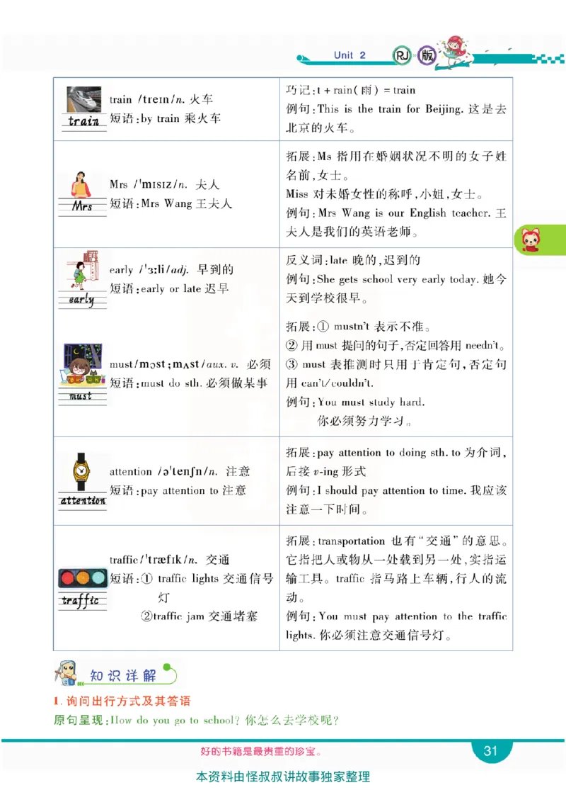 小学教材全解全析-人教数英语6上_《教材全解》小学1-6年级_《小学教材全解全析》_1-6年级上册_英语