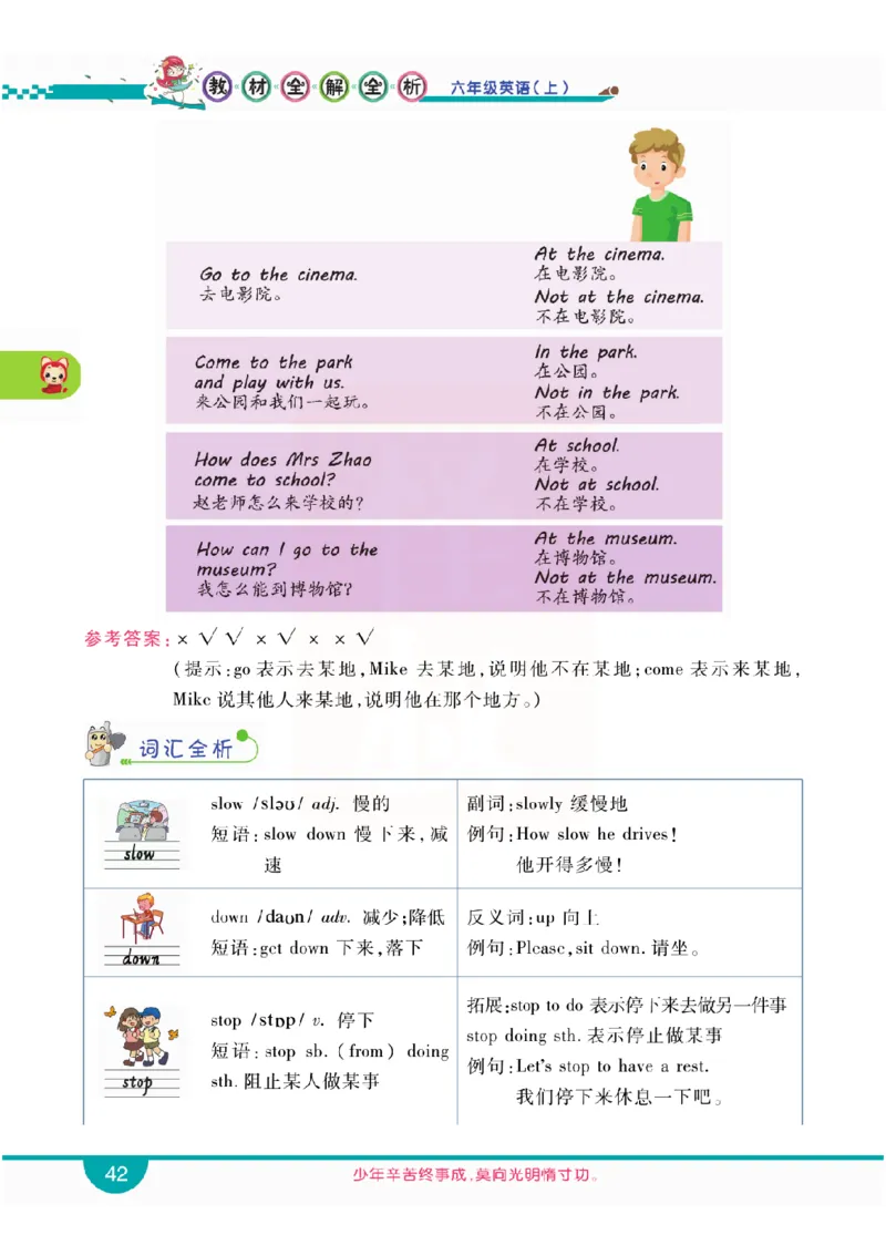 小学教材全解全析-人教数英语6上_《教材全解》小学1-6年级_《小学教材全解全析》_1-6年级上册_英语