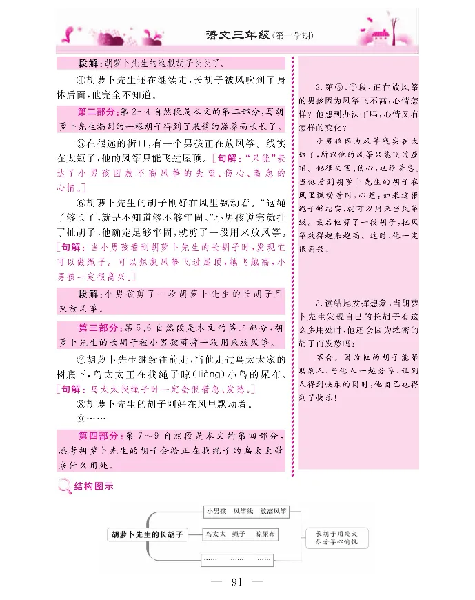 新教材完全解读语文3年级上_《教材全解》小学1-6年级_《新教材完全解读》_小学语文