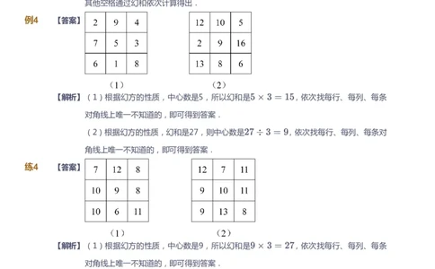 课本+自我巩固+课堂落实（答案）_《爱学习》小学初中数学和奥数资料_高斯数学爱学习课件_3奥数思维突破_高斯爱学习思维突破奥数1-6阶四季版34年级_4年级思维突破春秋寒暑课件